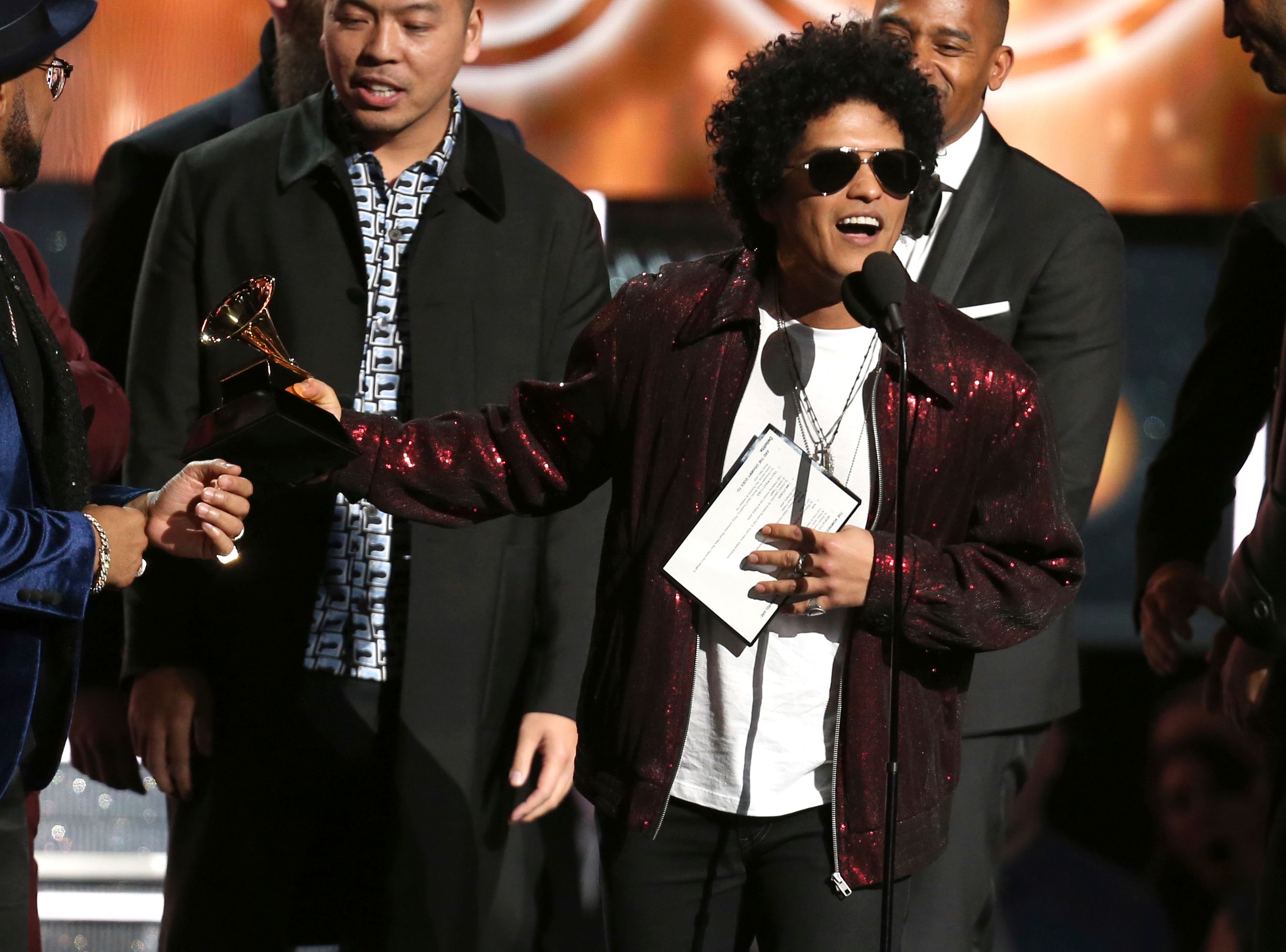 Bruno Mars has a magical night at Grammys, winning 6 for 6 | The