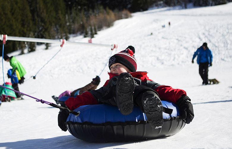 Once you slog to the top of the run, it’s all downhill from there The