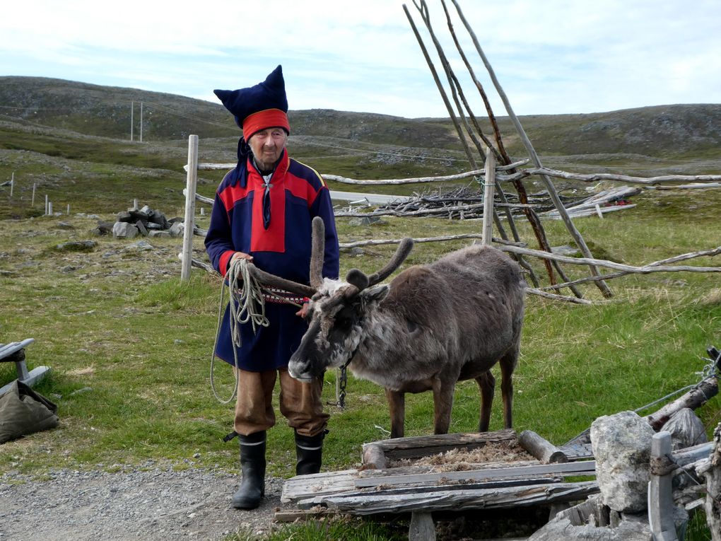 Many visitors to Nordkapp photograph this Sami man and his reindeer, on the road leading up to the mountaintop. The Sami, once commonly called Lapps, are Scandinavia’s only indigenous people, with their own language and culture. In Norway, they’re the only ones allowed to herd reindeer. (Sarah Bryan Miller/TNS)