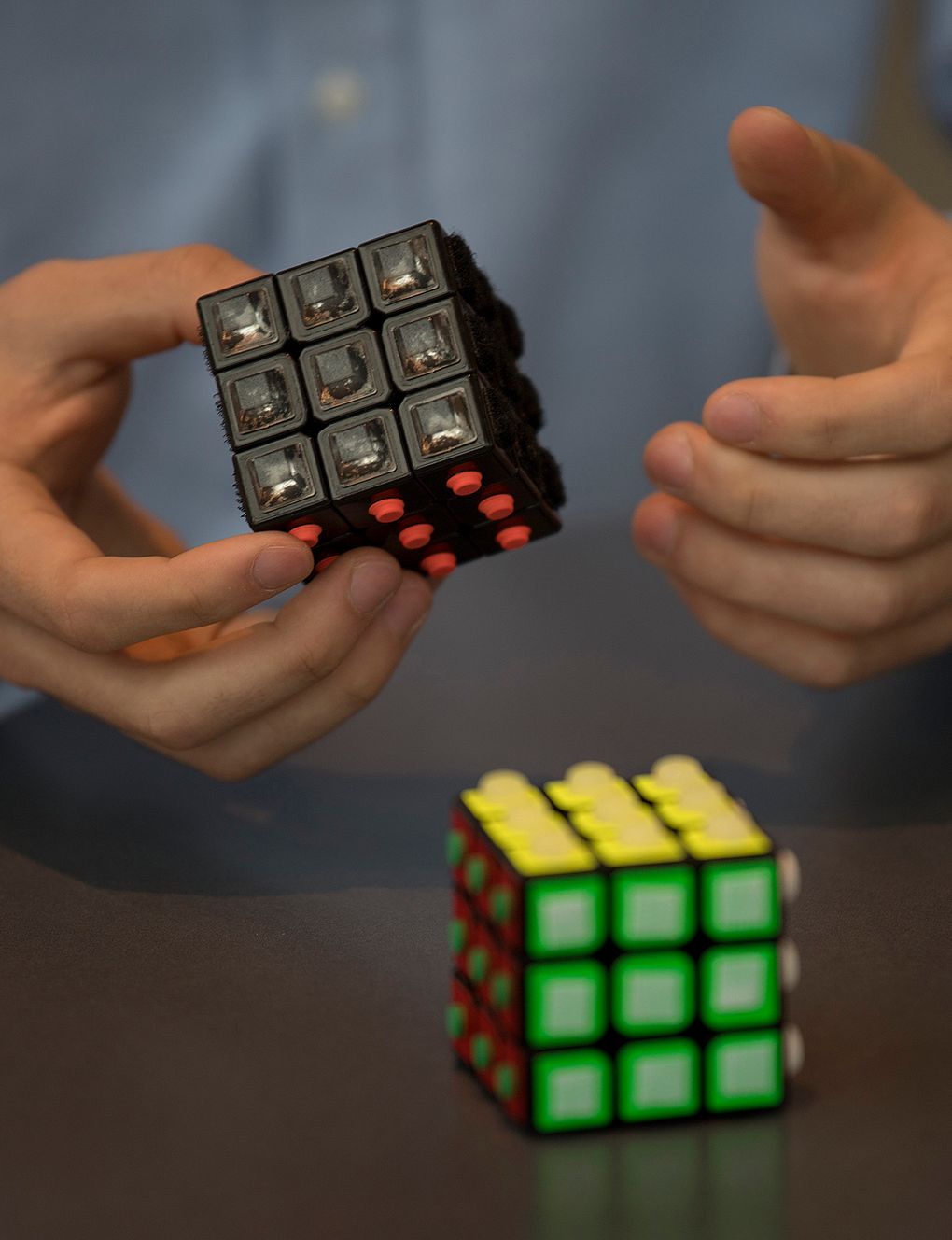 Teens make Rubik's Cube tactile for visually impaired