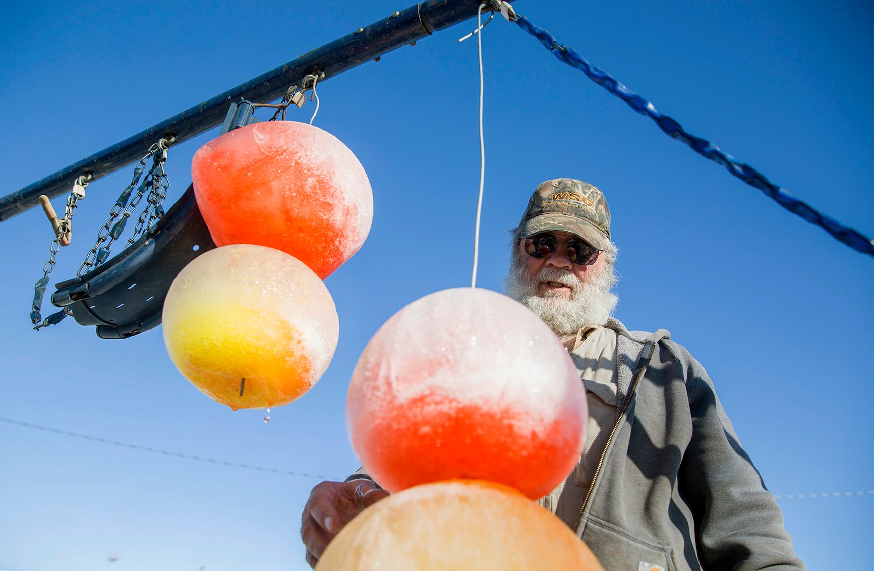 Retired Wyoming plumber uses cold to create colorful 'gumdrops