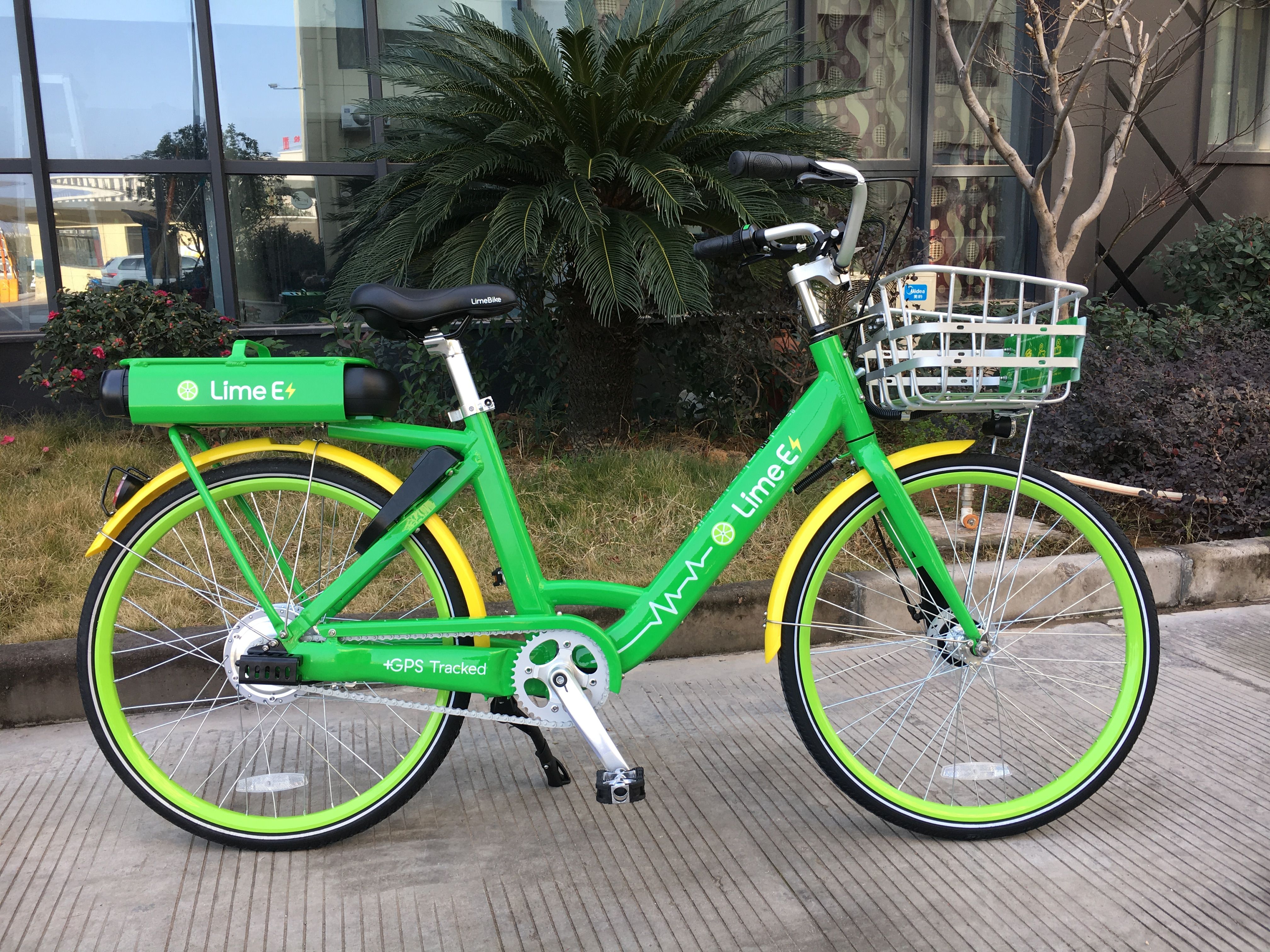 Lime top bikes charge