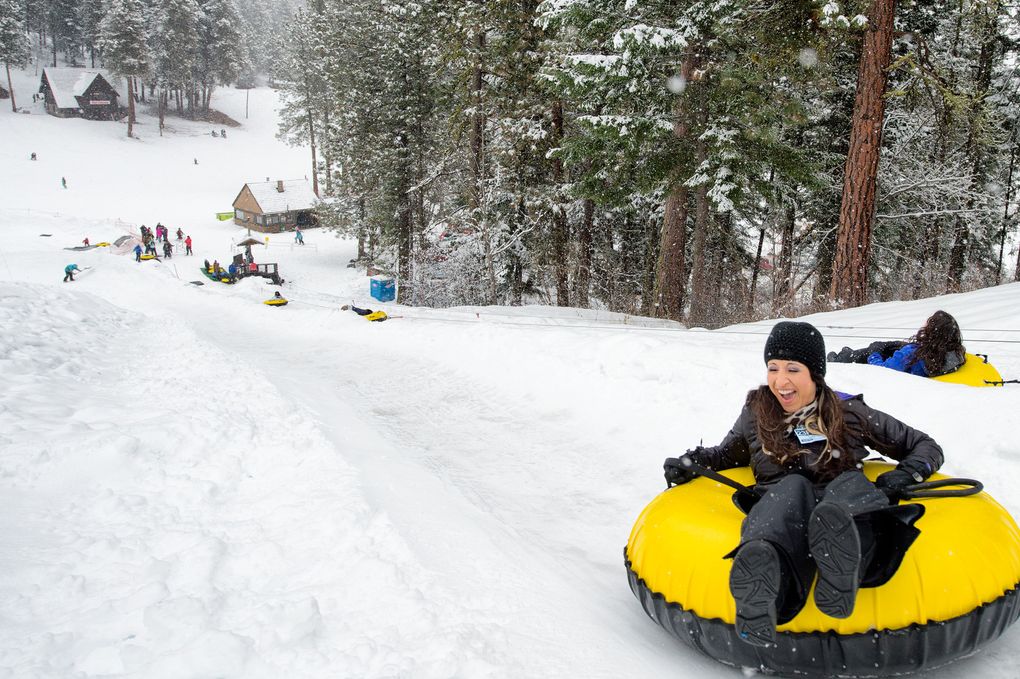 Tubing is a fun diversion at the Leavenworth Ski Hill. (Shane Wilder / Icicle TV)