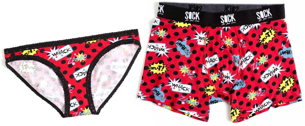 Sasquatch Valentine  Boxer Briefs - Sock It to Me