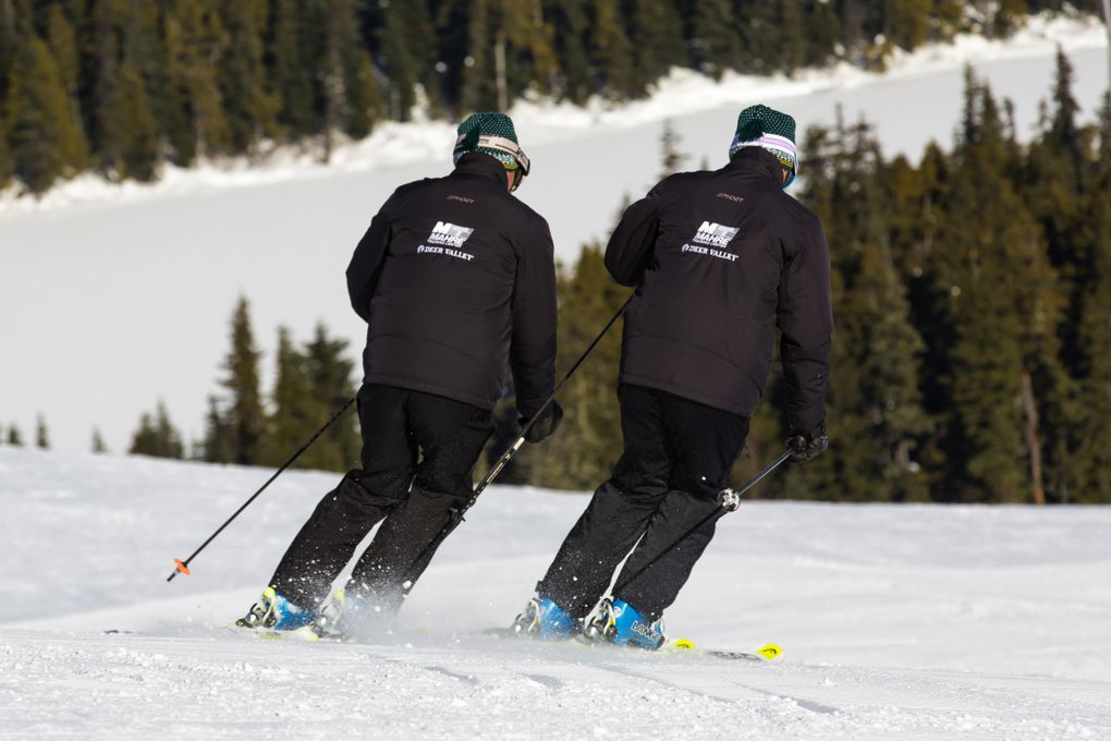 Phil Mahre, left, and his twin brother Steve keep active, running a ski school, racing cars working on houses and spending time with their grandkids. (Photo by Shannon Mahre of Mahre Media)