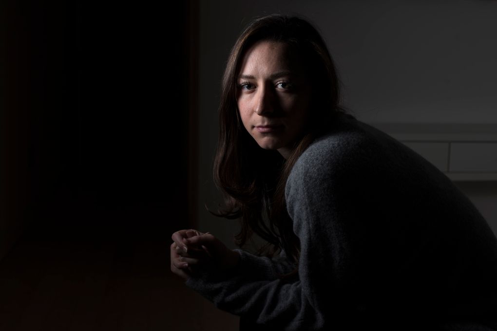 Ariana Kukors, an Olympic swimmer who accused her coach of sexually assaulting her, is shown in New York, N.Y., on February 11, 2018. (Karsten Moran for The Washington Post)