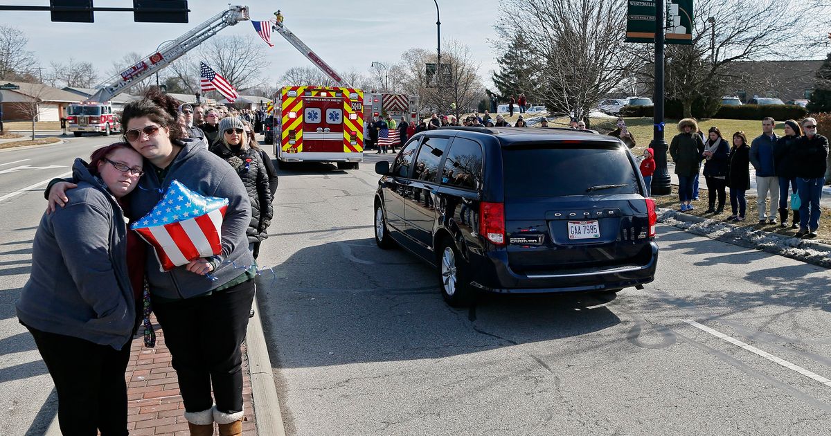 Funeral procession, services for Ohio officers fatally shot | The ...