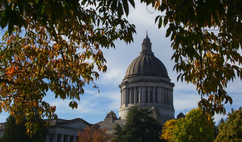 The Washington state Capitol building in Olympia (Ellen M. Banner / The Seattle Times, 2015)