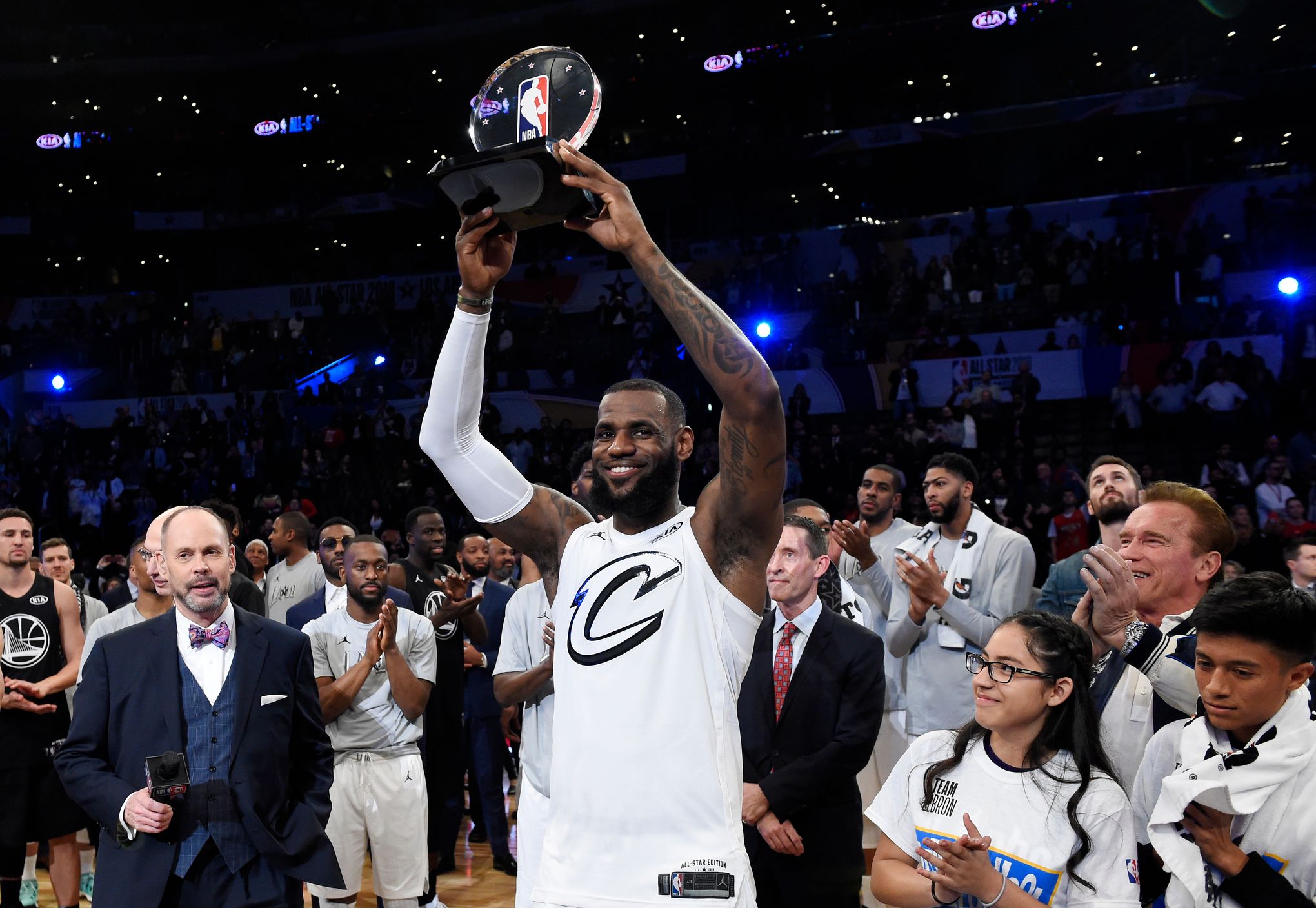LeBron James leads team to competitive NBA All-Star win, takes MVP