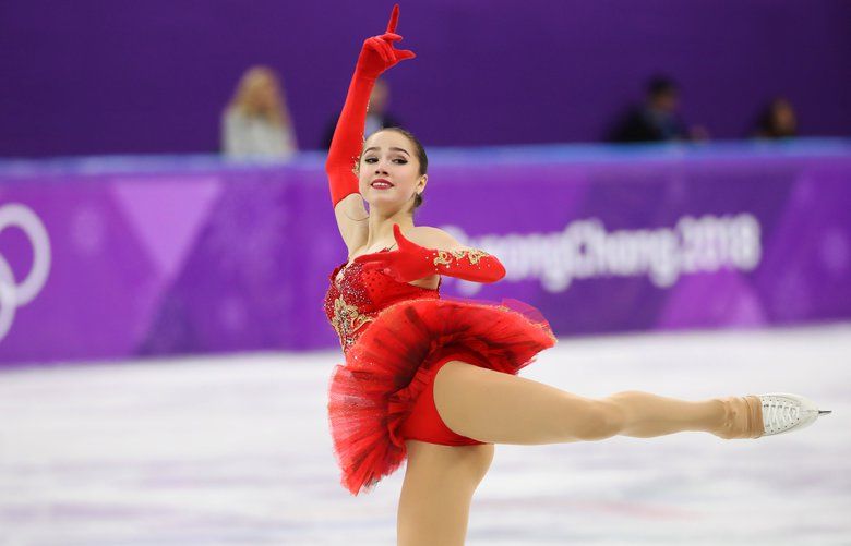 Alina Zagitova, an athlete from Russia, competes in the ladies free skate event during the 2018 Pyeongchang Winter Olympics, in Gangneung, South Korea, Feb. 23, 2018. Zagitova won the gold medal. (Chang W. Lee/The New York Times) ONYT48 ONYT48