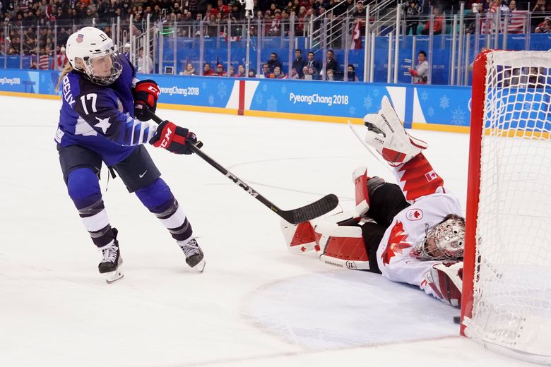 The greatest goal in U.S. women's hockey history won Team USA the gold |  The Seattle Times