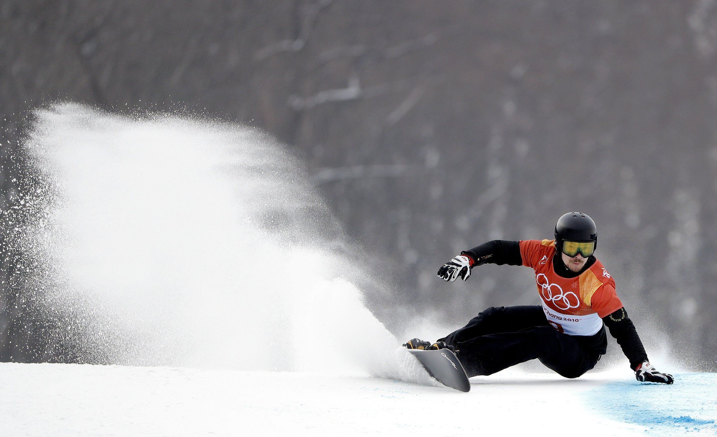 Vic Wild, born in Washington but snowboarding for Russia, rips