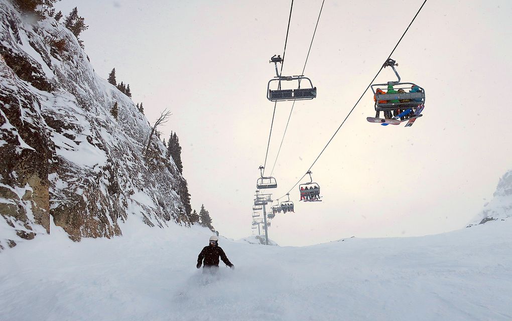 The Glacier Express lift takes riders high into the alpine zone of Blackcomb Mountain, amid stunning glaciers and cliffs. Sticking to upper slopes gives you the best of the resort. (John Nelson)