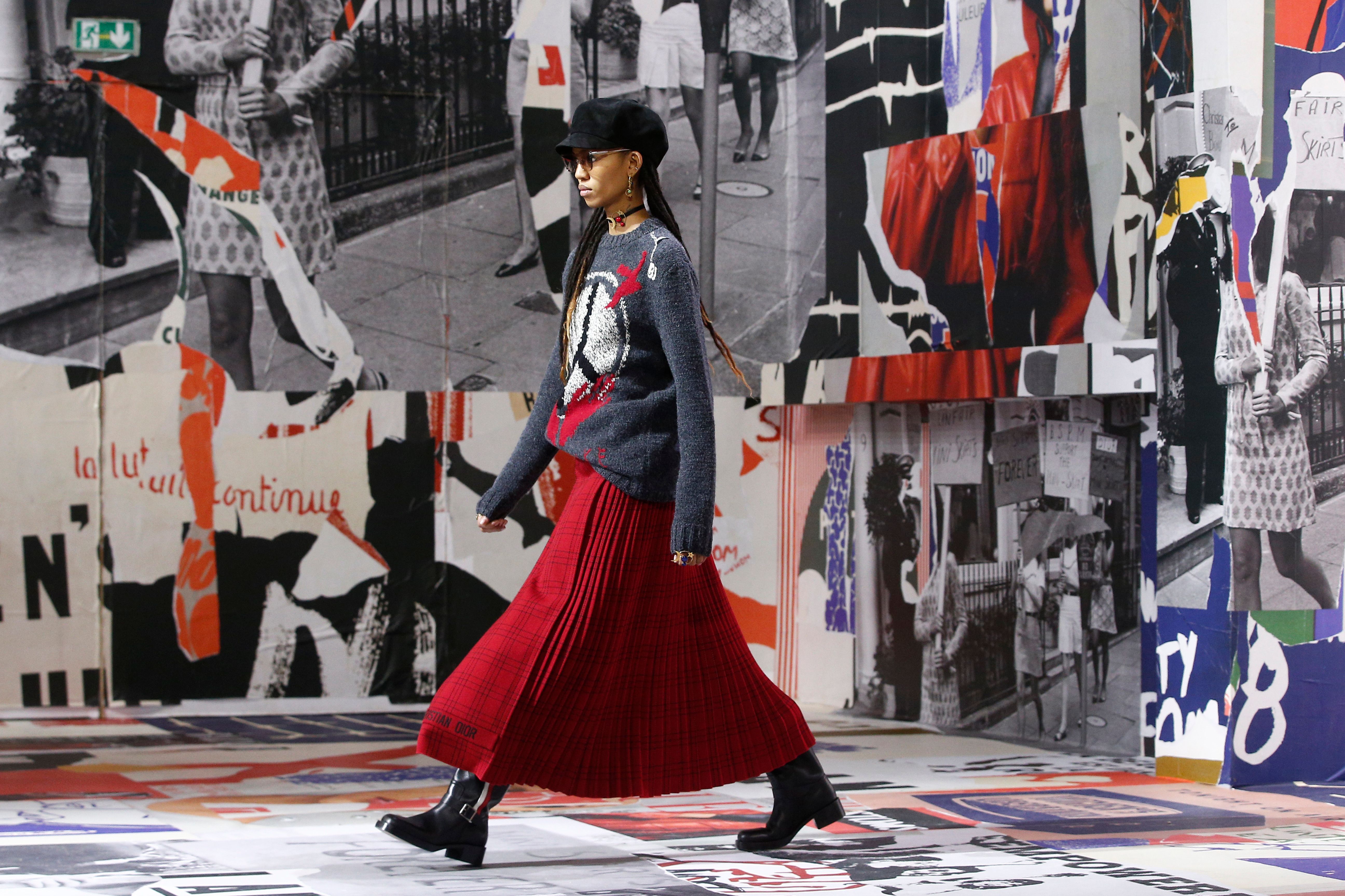 Dior's '60s flower power celebrates women's rights in Paris | The