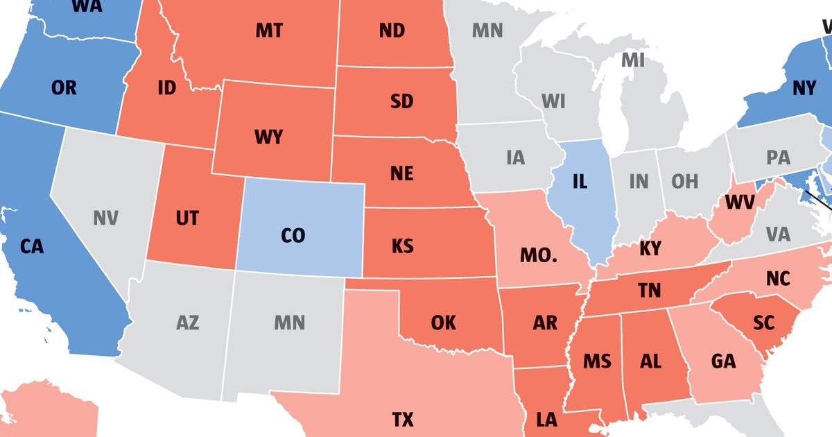 liberals vs conservatives map