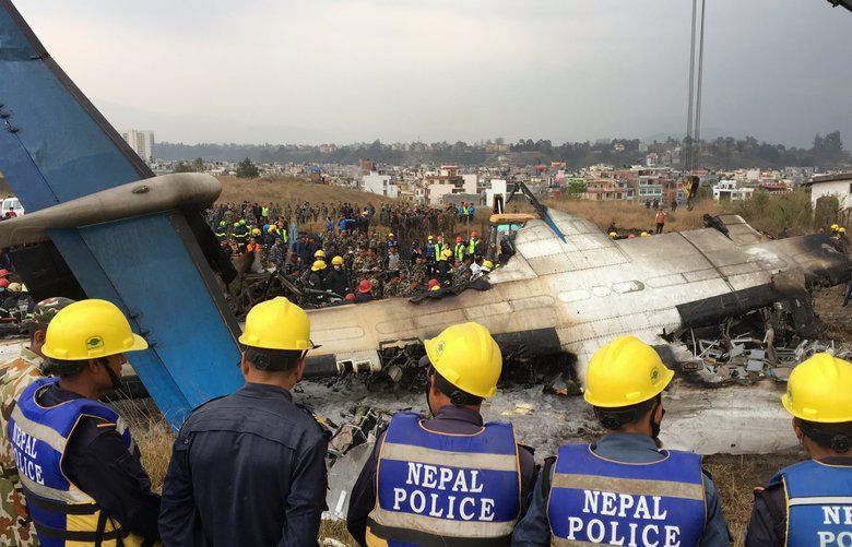 Plane carrying 71 people crashes, catches fire in Kathmandu | The ...