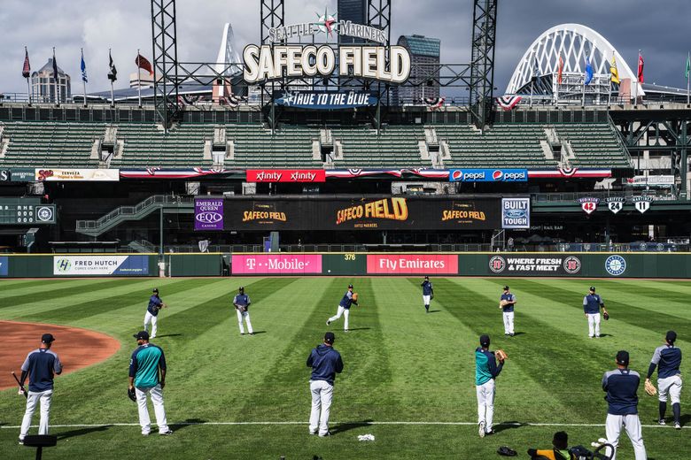 SEATTLE MARINERS SAFECO FIELD T-MOBILE PARK RETIRED NUMBERS PHOTO POSTER  JERSEY