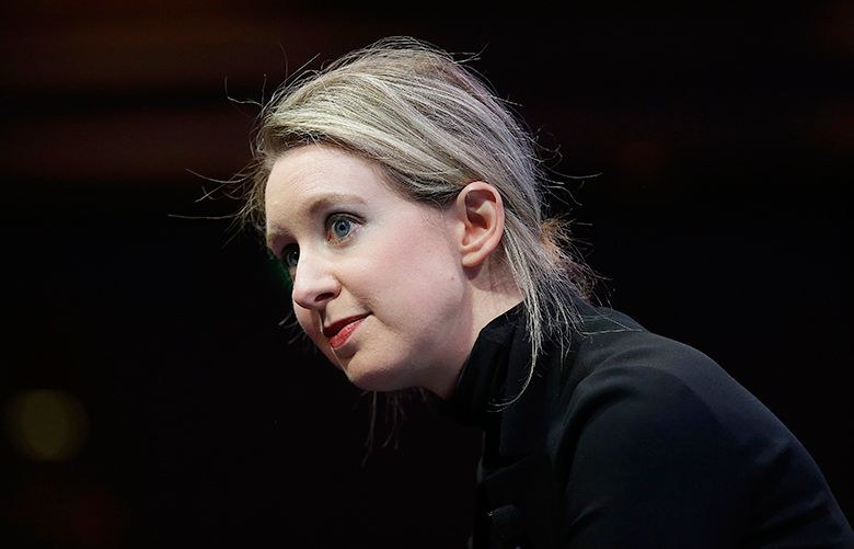 FILE- In this Nov. 2, 2015, file photo, Elizabeth Holmes, founder and CEO of Theranos, speaks at the Fortune Global Forum in San Francisco. On Wednesday, March 14, 2018, the Securities and Exchange Commission filed charges against Holmes and her company for defrauding investors. (AP Photo/Jeff Chiu, File)