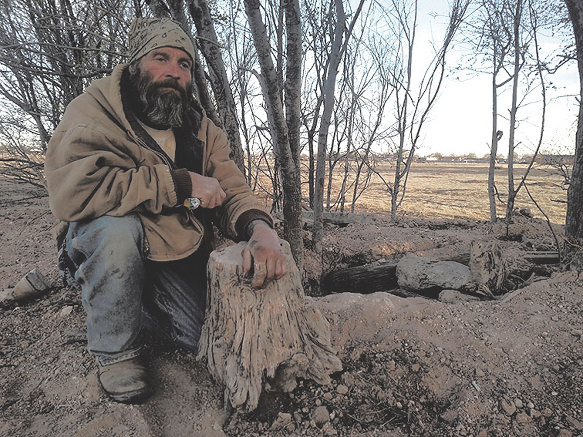 New Mexico homeless man living in underground burrow | The Seattle Times