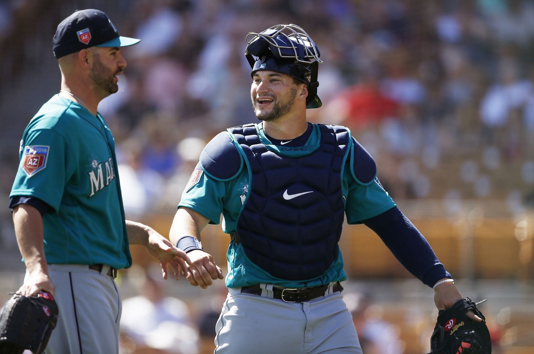 Mike Zunino hopes to be back behind the plate for the Mariners on Saturday