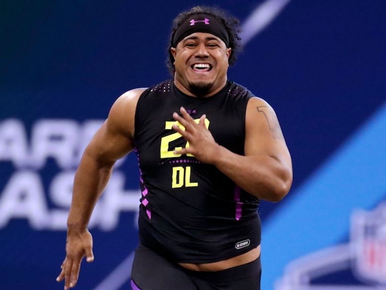 UW's Vita Vea shows off 'scary' explosiveness at NFL Scouting Combine