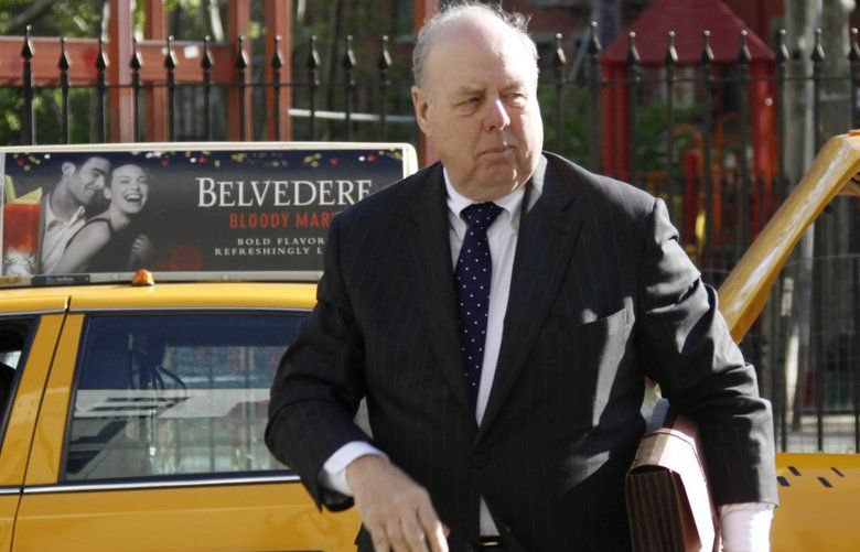 FILE — John Dowd outside of federal court in Manhattan in May 2011. Dowd, President Donald Trump’s lead lawyer for the special counsel investigation, resigned on Thursday, March 22, 2018, according to two people briefed on the matter, days after the president called for an end to the inquiry. (John Marshall Mantel/The New York Times)