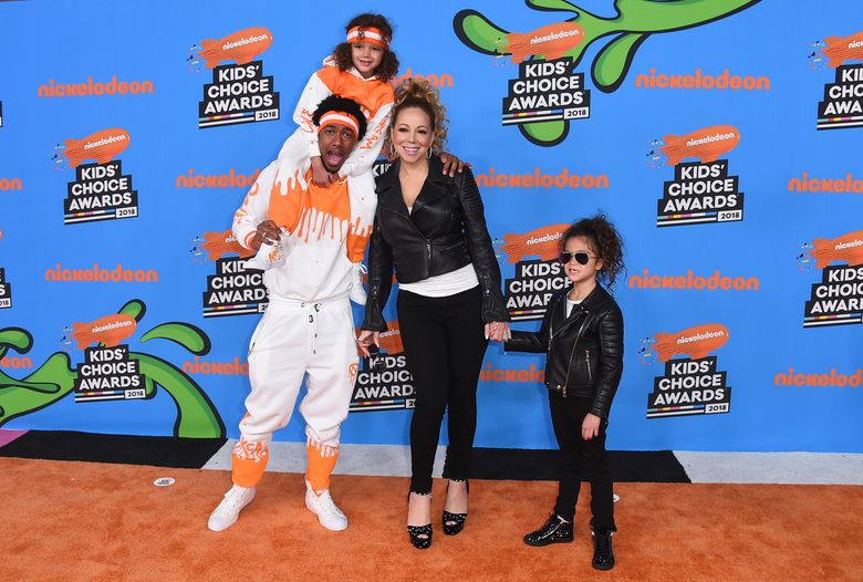 Mariah Carey and Nick Cannon Nickelodeon Kids' Choice Awards