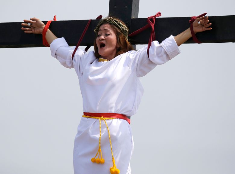 Sharp Nailed Japanese - Devotees nailed to crosses on Good Friday in Philippines | The Seattle Times