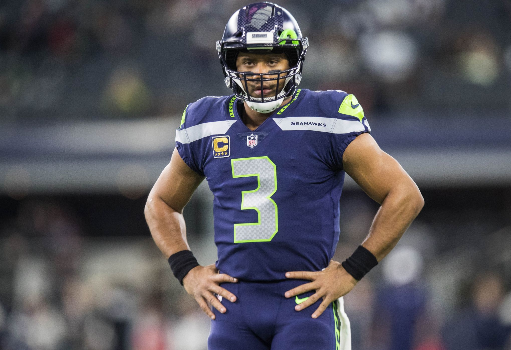 Report: Seahawks went to scout Josh Allen, and Russell Wilson's