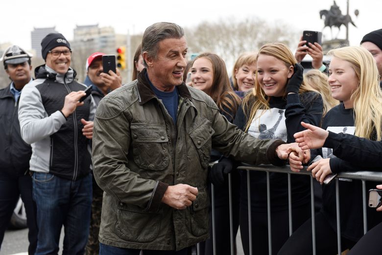 Stallone surprises fans with visit to iconic 'Rocky' statue