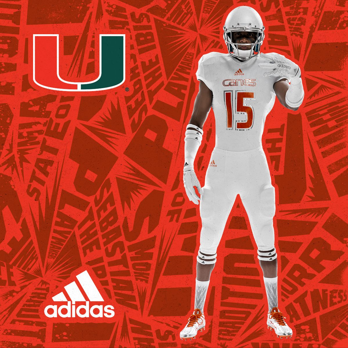 Adidas college best sale football uniforms