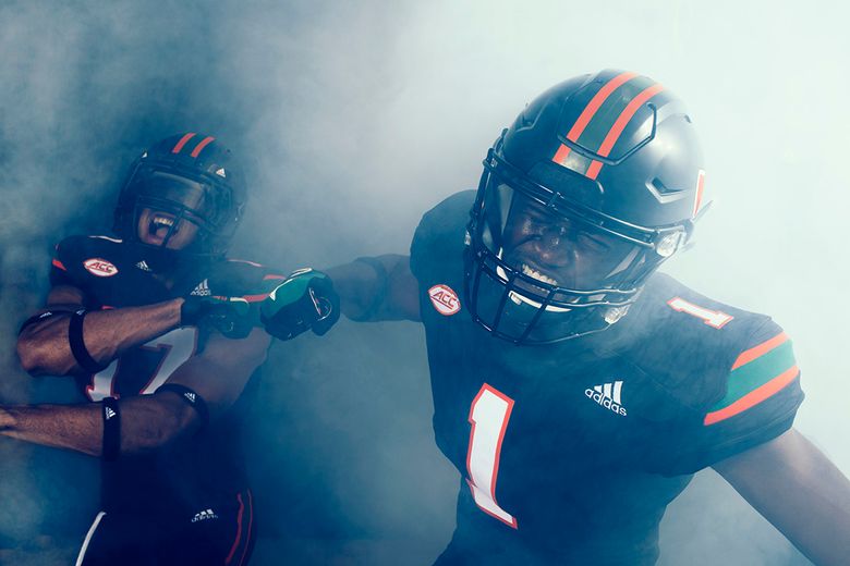 Miami Hurricanes unveil 2nd “Miami Nights” All-Black alternate jerseys -  State of The U