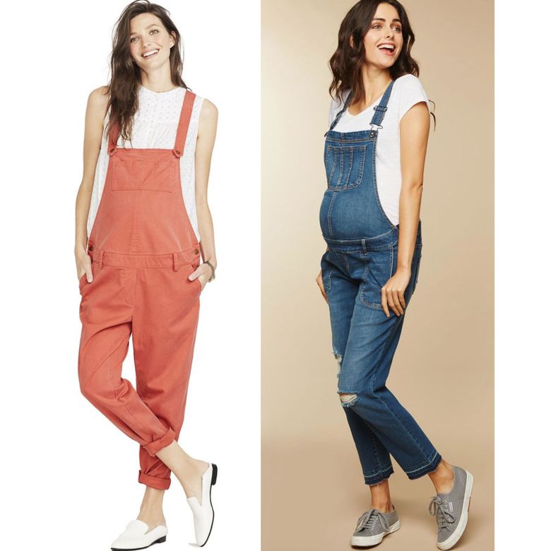 Behold: The unbearable cuteness of maternity overalls