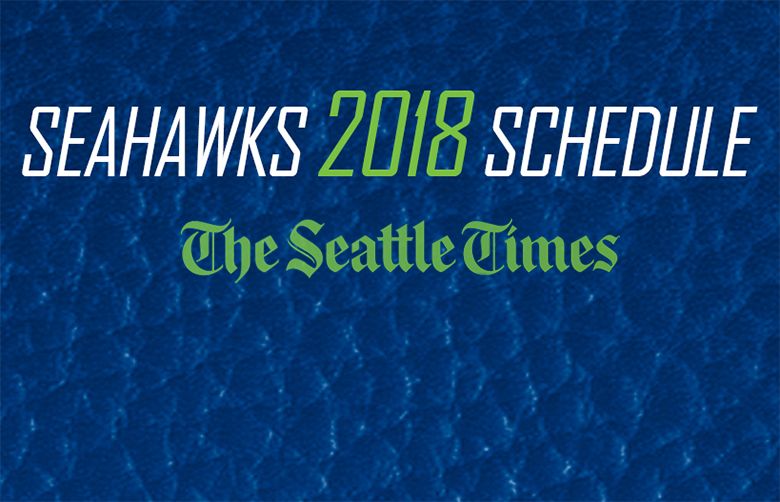 2019 Seattle Seahawks Schedule: Downloadable Wallpaper