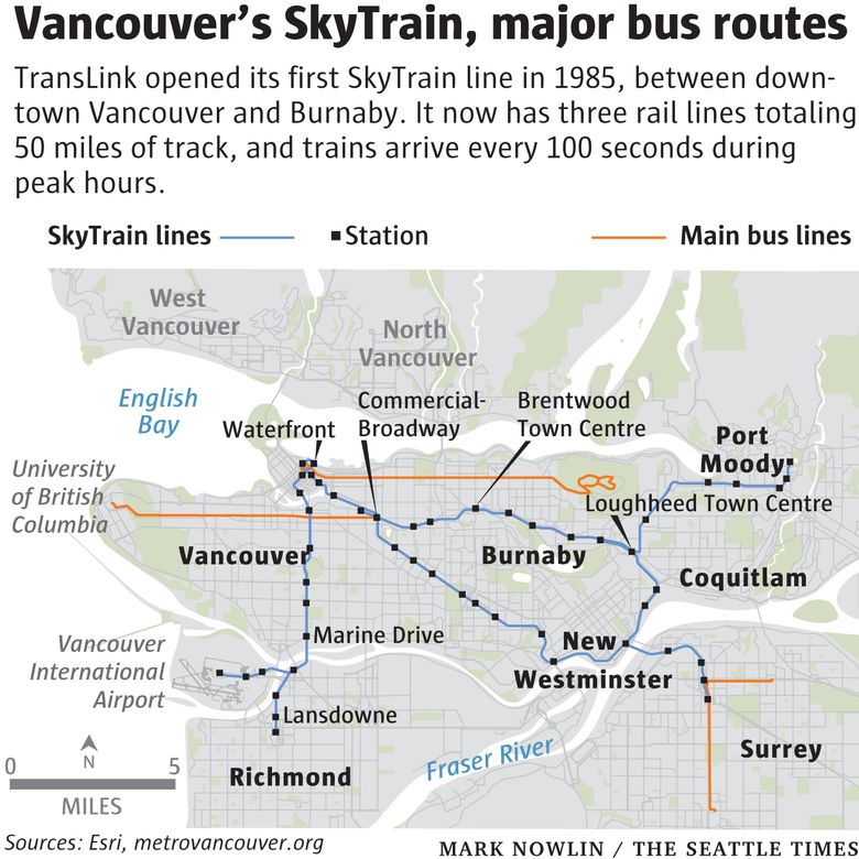 Is This The Future Of Seattle Transit A Look At Vancouver B C A City That Figured It Out Years Ago The Seattle Times