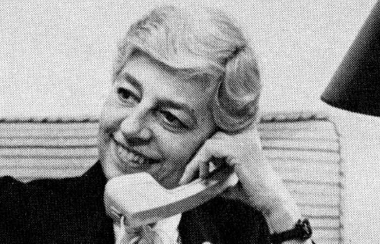 This photo provided by Cleary Gottlieb Steen & Hamilton shows their employee, Sylvia Bloom, at their law offices in New York, where Bloom worked for 67 years. The legal secretary quietly amassed over $9 million through decades of investments and has donated $6.24 million of it to the Henry Street Settlement to benefit needy students, according to a May 7, 2018 article in The New York Times. (Cleary Gottlieb Steen & Hamilton via AP) NYR101 NYR101