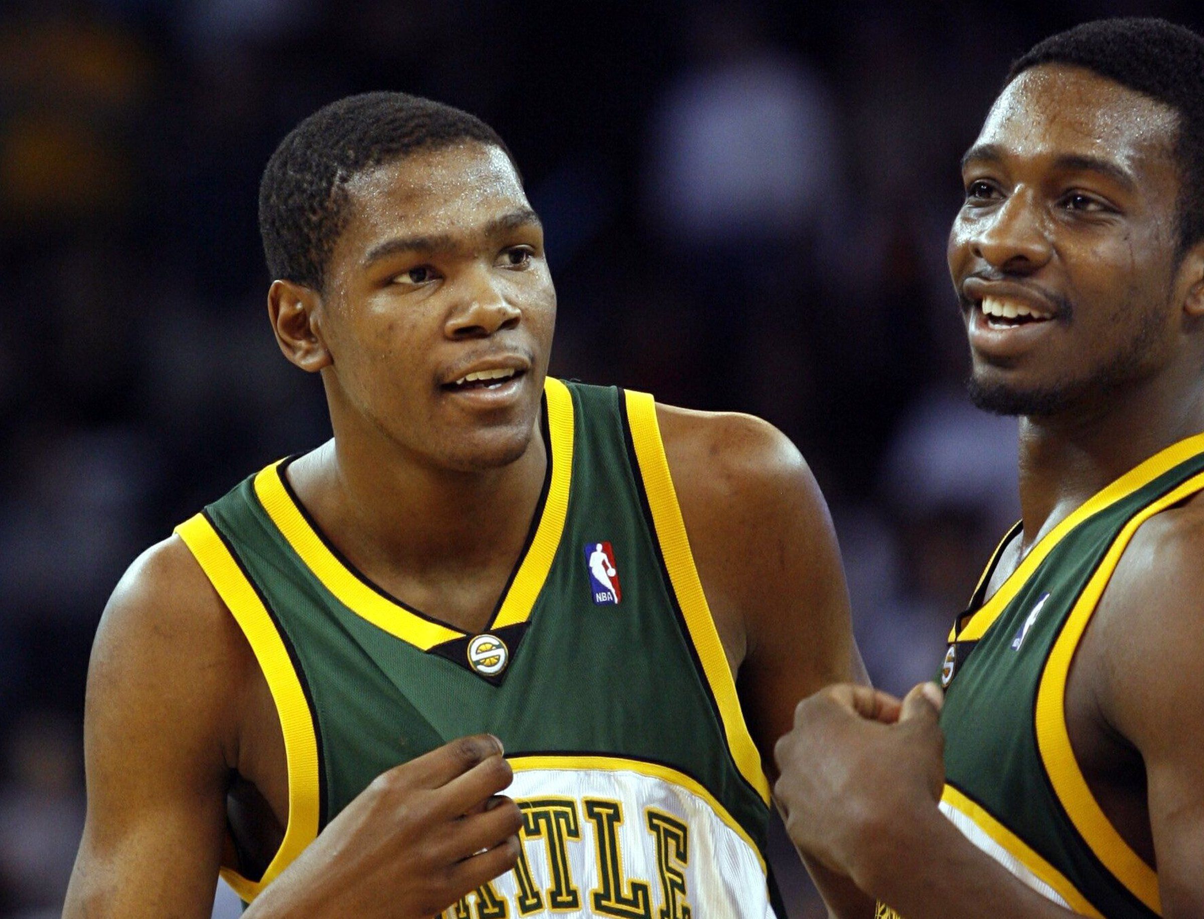 The last two Sonics players in the NBA will meet in the Finals