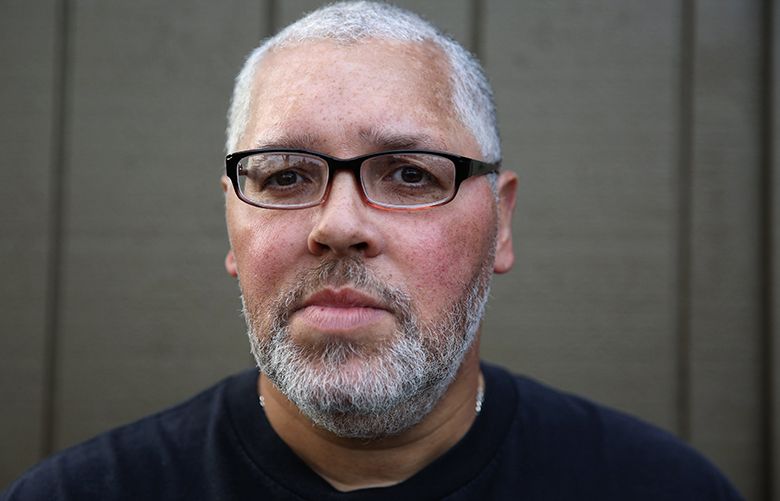 Jeff Simpson, who has accused Seattle Mayor Ed Murray of sexual abuse, photographed April 3, 2017, in Gladstone, Ore. 20xxxx