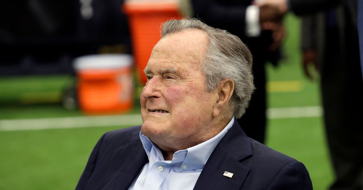 Former President George Hw Bush Hospitalized Misses Parade The Seattle Times 5774