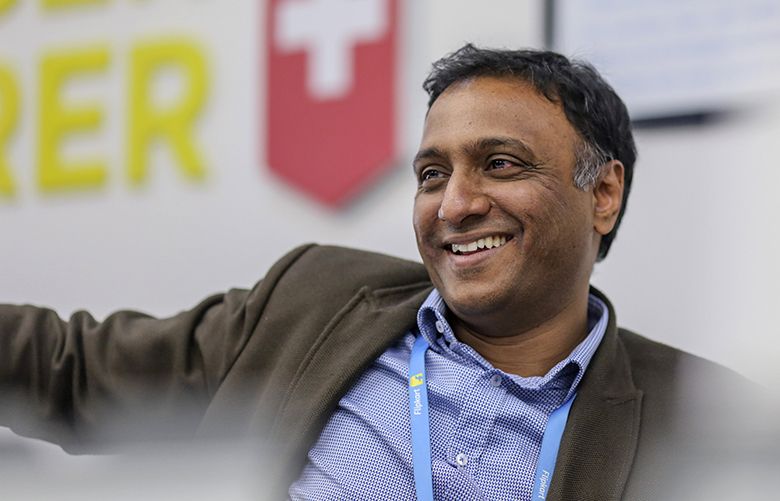 Kalyan Krishnamurthy, chief executive officer of Flipkart Online Services Pvt, reacts during an interview in Bengaluru, India, on Friday, Feb. 3, 2017. Last summer, with Flipkart losing ground to Amazon.com Inc., New York’s Tiger Global Management. sent in former EBay executive Krishnamurthy to help turn around India’s most valuable internet startup. The two co-founders stood aside as Krishnamurthy took control of its biggest sale season, fired senior managers and set tough traffic and sales targets. Photographer: Dhiraj Singh/Bloomberg