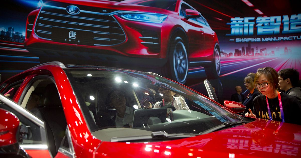 China monthly car sales pick up in April; EV sales double The Seattle Times
