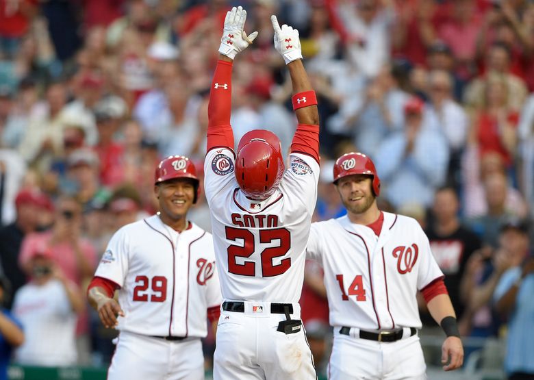 Washington Nationals' Juan Soto takes three walks, hits home run