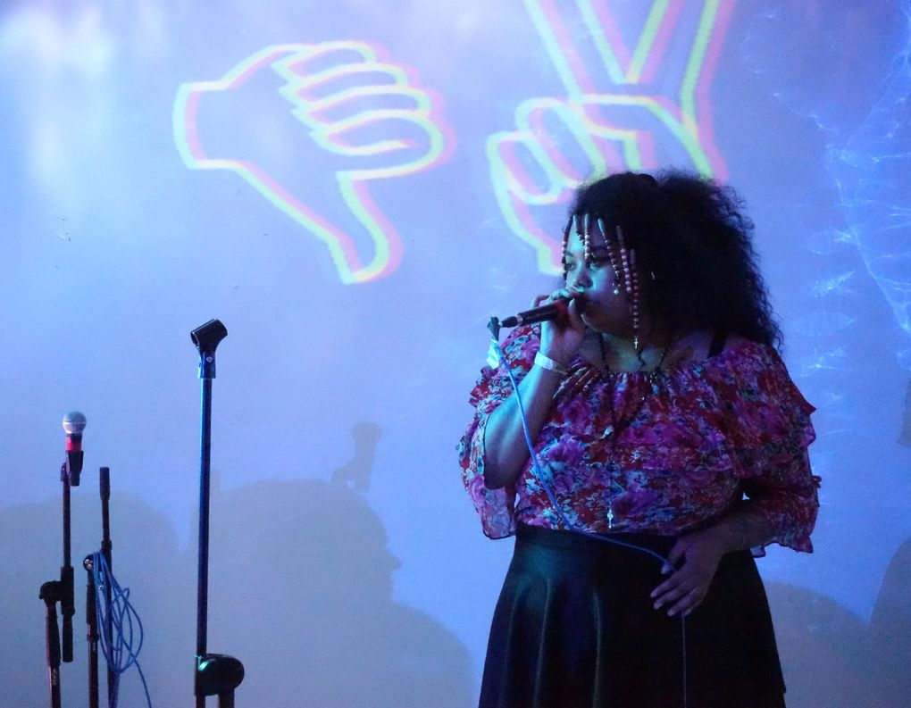 After leaving Seattle, rapper Guayaba commuted up to two hours from Bremerton several nights a week to play shows. “I was not able to sustain myself,” she says of living in the city. “I just moved back home and decided that the commute was more worth it.” (Michael Rietmulder / The Seattle Times)