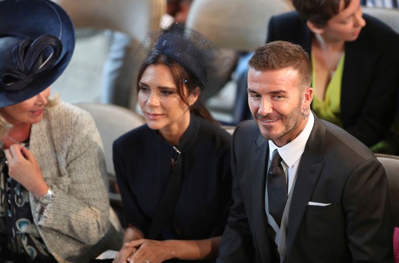 David Beckham Wears Dior Homme by Kim Jones to the Royal Wedding