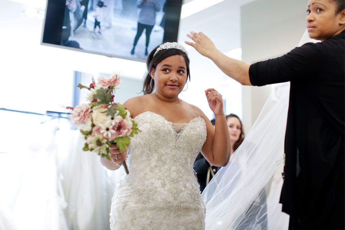 Say yes to clearance the dress curvy brides