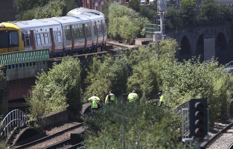 British police: 3 men struck dead by train in south London | The ...