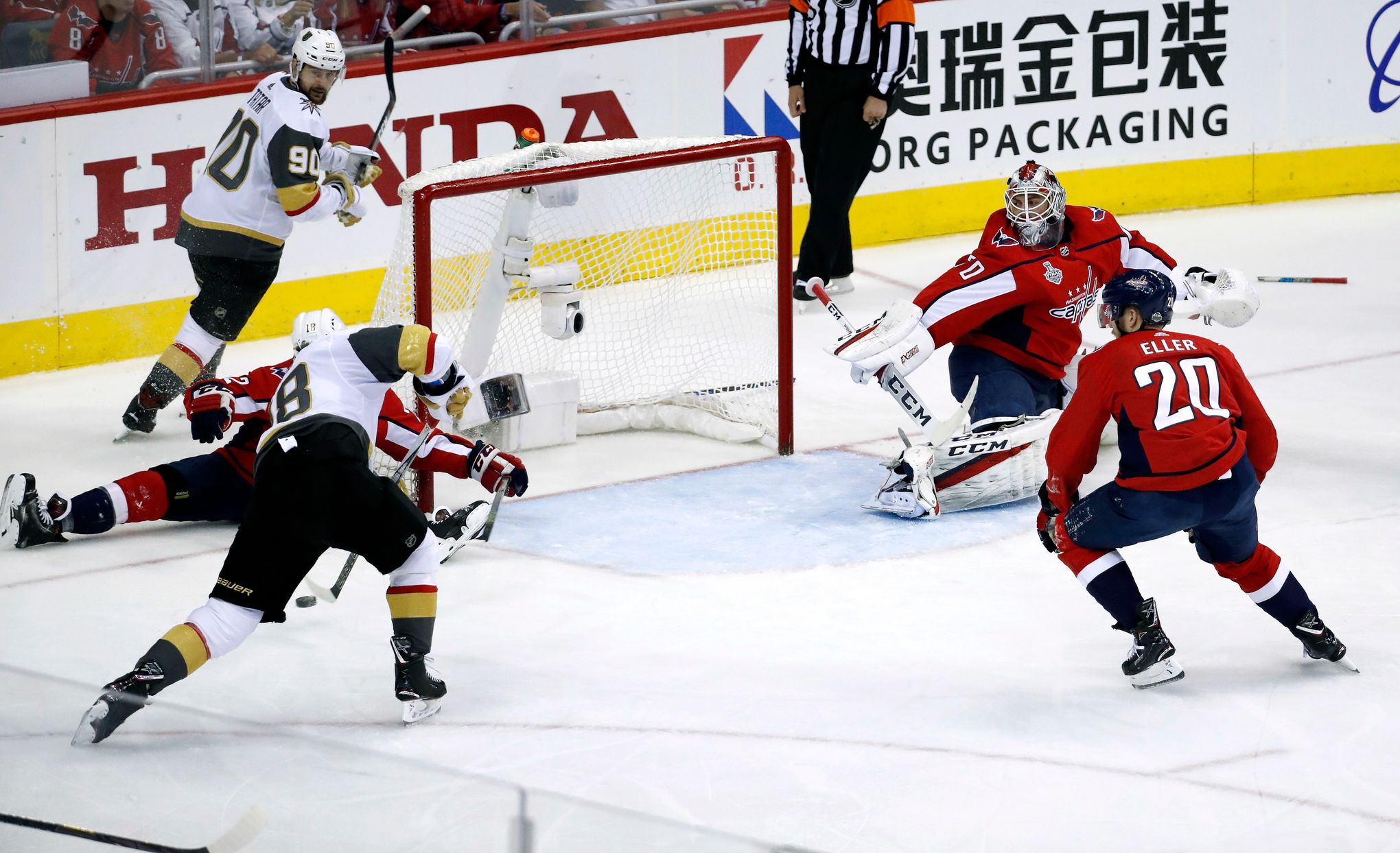 Marc-Andre Fleury, James Neal help Vegas Golden Knights win first game