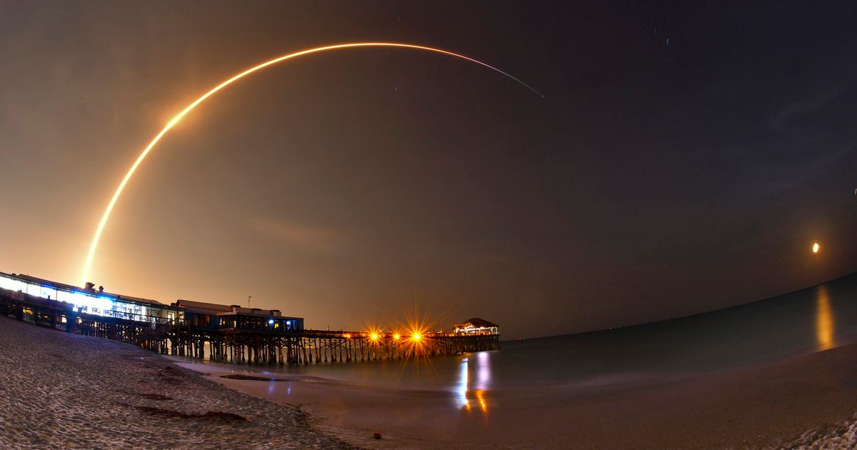 SpaceX launches communication satellite, ditches old booster | The ...