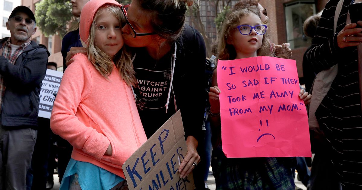 Hundreds in San Francisco protest family border separations | The ...
