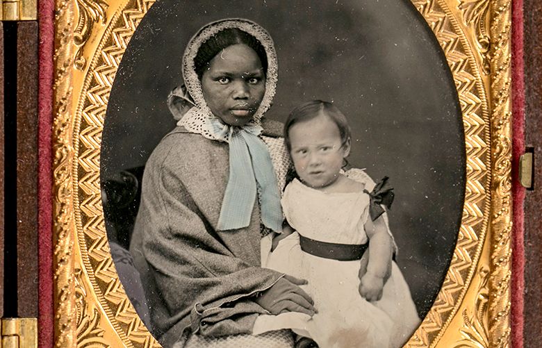 Vintage photographs
1860s
This ambrotype photo shows a black nanny and the white child she cared for in the 1860s.

Jeffrey Coopersmith is a local lawyer who also collects historical artifacts having to do with injustice, from suffrage to slavery to the Chinese Exclusion Act to the Civil Rights movement. He has thousands of items in his home. 206631